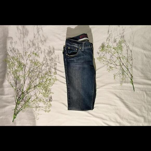 Y2k Mossimo Supply Co Women's 7R Fit 6 W30 L32 Dark Wash Bootcut Western Jeans - Picture 7 of 16